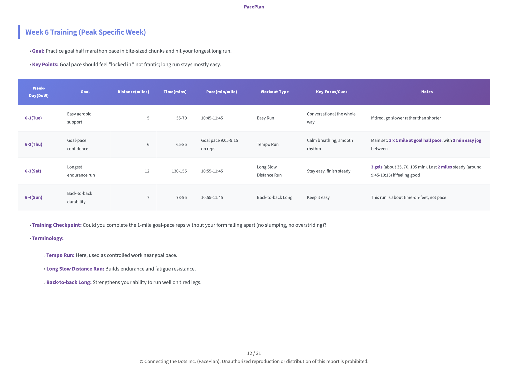 PR chaser report sample